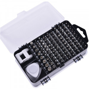 Set 115 scule de precizie, chei torx, capete interschimbabile, cutie stocare - Img 14