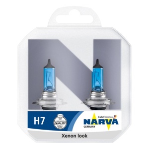 SET 2 BECURI FAR H7 55W 12V RANGE POWER WHITE NARVA - Img 2