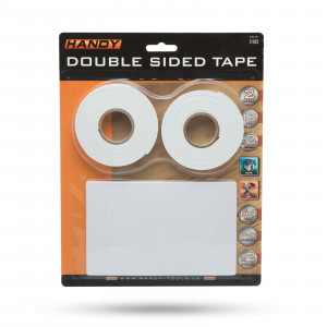 Set bandă/etichete dublu-adezive, spumate 18 mm/2,6m - Img 2