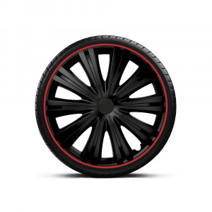 SET CAPACE ROTI 15` NEGRE CU MARGINE ROSIE GIGA R