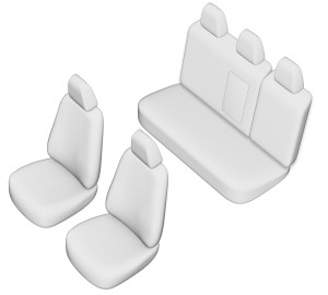 SET HUSE SCAUN HYUNDAI TUCSON 2015- (BANCHETA FRACTIONATA) - Img 2
