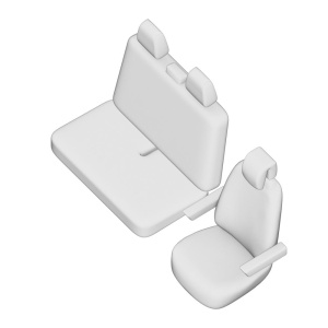 SET HUSE SCAUN MERCEDES VITO (1+2) 2006-2015 - Img 9