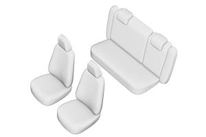 SET HUSE SCAUN SKODA OCTAVIA II FACELIFT 2010-2012 (BANCHETA FRACTIONATA) (FARA COTIERA SPATE) - Img 2