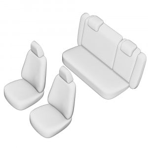 SET HUSE SCAUN SKODA OCTAVIA II FACELIFT 2010-2012 (BANCHETA FRACTIONATA) (FARA COTIERA SPATE) - Img 9