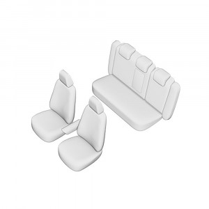 SET HUSE SCAUN VOLKSWAGEN CC 2009- (BANCHETA FRACTIONATA) CU TETIERE SPATE IN FORMA DE L - Img 6