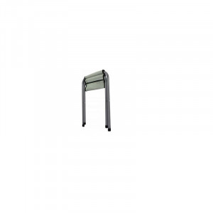 Set masa cu 4 scaune pentru camping, inaltime masa reglabila, picioare antiderapante, aluminiu, argintiu - Img 5