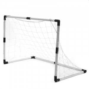 Set poarta cu plasa pentru fotbal, minge, pompa, 120x57x83 cm - Img 12