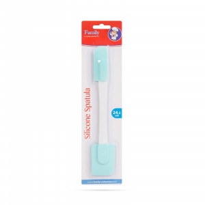 Spatulă din silicon - albastru deschis - 24,5 x 4,5 cm - Img 2