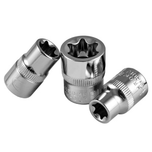 TUBULARA TORX CROMATA 3/8 INCH E18 - Img 2
