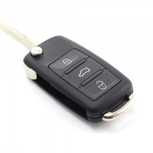 Audi A8 - Carcasă cheie tip briceag cu 3 butoane, fără buton de panică - CARGUARD - Img 6
