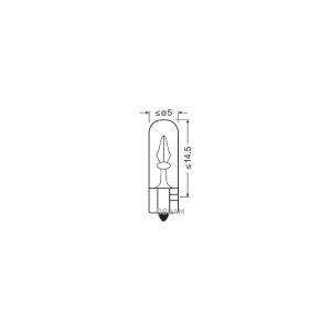 BEC 12V W2W ORIGINAL SET 10 BUC OSRAM - Img 3