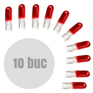Bec pentru bord T5 12V 2W - set de 10 - CARGUARD - Img 1