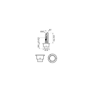 BEC XENON 85V D2R 35W VISION PHILIPS - Img 5