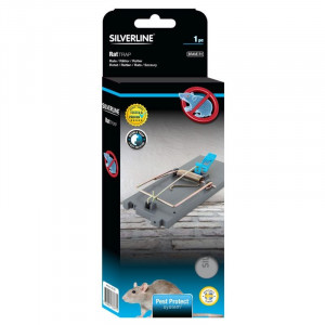 Capcana pentru rozatoare, functie double trap, 19x8 cm, silverline - Img 2