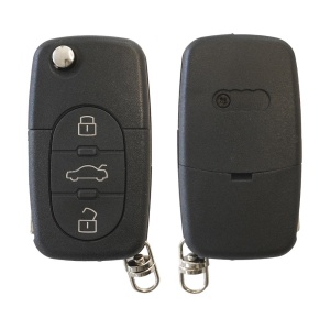 CARCASA CHEIE CONTACT PENTRU AUDI A3 / A6 / A8, 3 BUTOANE, CU CHEIE - Img 6