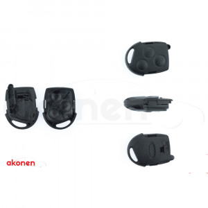 CARCASA CHEIE CONTACT PENTRU FORD C-MAX / FIESTA / FOCUS / FUSION / KA / MONDEO / S-MAX, 3 BUTOANE, FARA CHEIE - Img 1