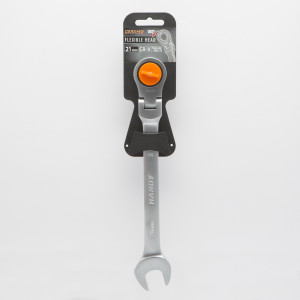 Cheie fixa cu clichet si cap rabatabil 21 mm - Img 6