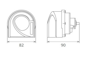 CLAXON ELECTROMAGNETIC 12V 6A TON INALT - Img 2