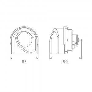 CLAXON ELECTROMAGNETIC, TIP MELC, 24V 3A TON INALT, DESIGN LIGHT - Img 4