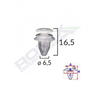 CLIPS CAPAC OGLINDA PENTRU OPEL SET 10 BUC