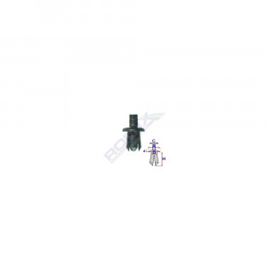 CLIPS FIXARE FIAT - NEGRU SET 25 BUC - Img 1