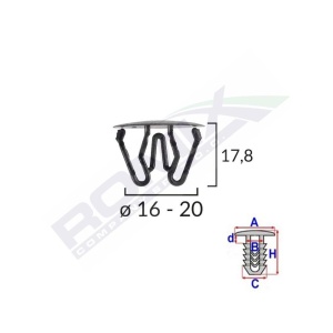 CLIPS UNIVERSAL NEGRU SET 10 BUC - Img 3