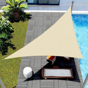 Copertina parasolar, protectie uv, multifunctionala, impermeabila, hdpe densitate 180g/mp, 4x4x4 m - Img 3
