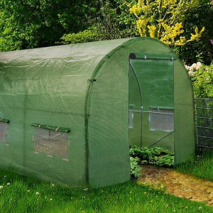 Folie protectie pentru solar de gradina, 8x3x2m, 10 ferestre, pe 140g/mp, filtru protectie uv - Img 5
