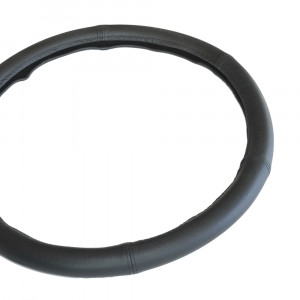 HUSA VOLAN PIELE NATURALA NEGRU 47-48 CM - Img 3
