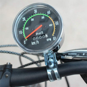 Kilometraj mecanic pentru bicicleta, vitezometru resetabil analog, cablu 86 cm - Img 14