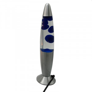 Lampa decorativa lava blue, 30w, inaltime 41 cm, alimentare priza - Img 6