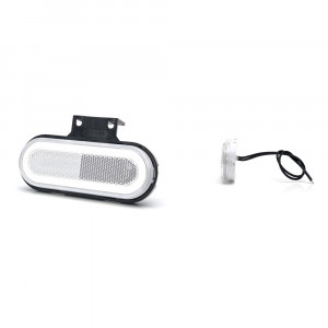 LAMPA GABARIT LED 1401 W198, 12V-24V, POZITIE ALB WAS