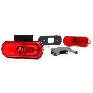 LAMPA GABARIT LED 1599 W240, 12V-24V, POZITIE ROSU WAS - Img 27