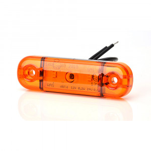 LAMPA GABARIT LED 708 W97.1, 12V-24V, POZITIE PORTOCALIU WAS - Img 4