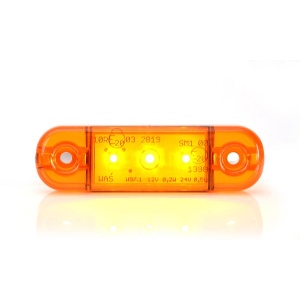 LAMPA GABARIT LED 708 W97.1, 12V-24V, POZITIE PORTOCALIU WAS - Img 16