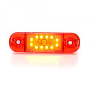 LAMPA GABARIT LED 715 W97.3, 12V-24V, POZITIE ROSU WAS - Img 3