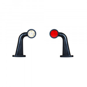 LAMPA GABARIT LED CU BRAT 499BCP W21.5w, 12V-24V, POZITIE ALB / ROSU DREAPTA WAS - Img 1