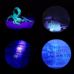 Lampa uv (blacklight) portabila de buzunar, 4w, detector valuta, lanterna - Img 4