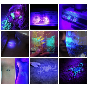 Lanterna profesionala uv 365 nm 9 led-uri - Img 9