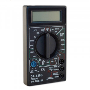 Multimetru digital profesional, lcd, 9v, 19 scale masura, negru - Img 3