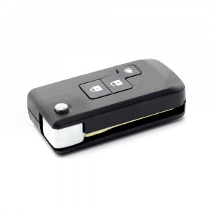 Nissan - Carcasa cheie tip briceag 2+1 butoane, model patrat (modificat) - Img 11