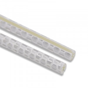Ornamente reflectorizante pentru spite bicicleta, inaltime 7 cm, albe, set 12 bucati - Img 6
