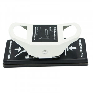 Perforator 10 coli si rotunjitor colturi carduri raza 5 mm, metal, heavy duty, bright office - Img 3