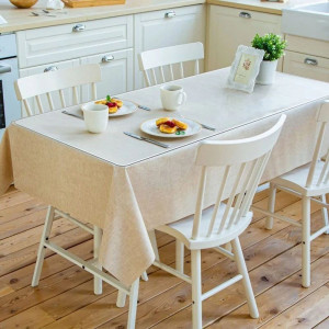 Protectie pvc pentru birou, mobilier, 1.5 mm grosime, 120x90 cm, transparenta - Img 4