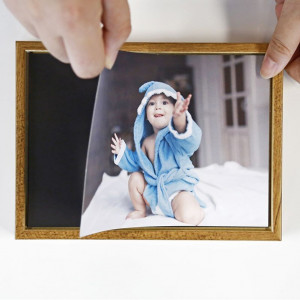 Rama foto magnetica a4, include hartie magnetica, lemn, magic dale - Img 3