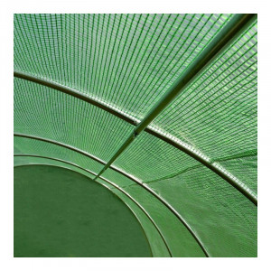 Sera tip tunel pentru gradina, 6x3x2 m, folie pe 140g/mp, filtru uv4, ferestre - Img 8