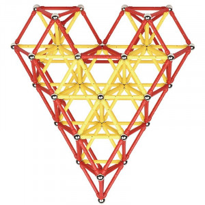 Set constructie magnetic 3d, 138 piese, joc educativ varsta 6+, procart - Img 11