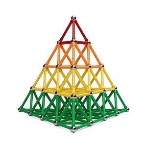 Set constructie magnetic 3d, 350 piese, multicolor, educativ, interactiv, varsta 6+, procart - Img 7