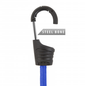 Set de cordeline de fixare profesionale - Albastru - 45 cm x 8 mm - 2 buc. / pachet - Img 4