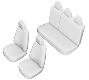 SET HUSE SCAUN DACIA DUSTER 2010 -2013 (BANCHETA FRACTIONATA) - Img 2